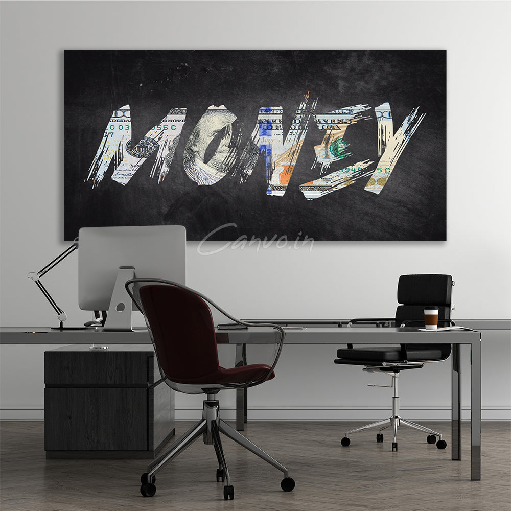 Money Dollar Art Canvo