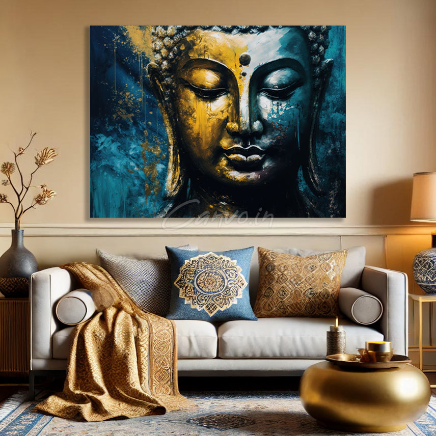 Buddha’s Peaceful Sage Canvo