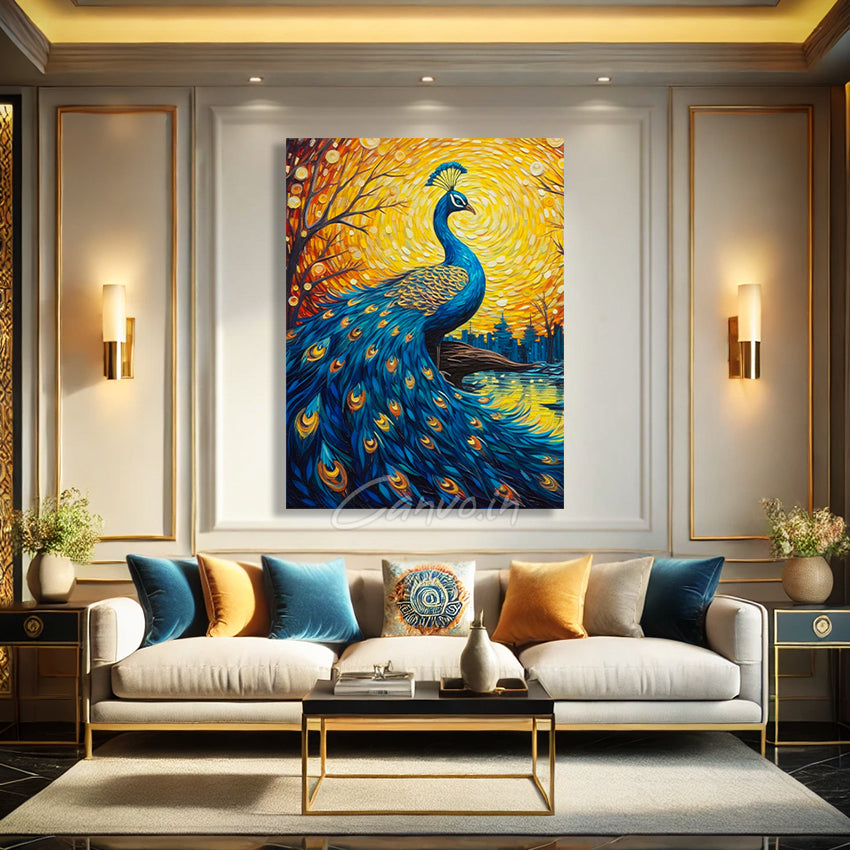 Van-G Peacock Canvo