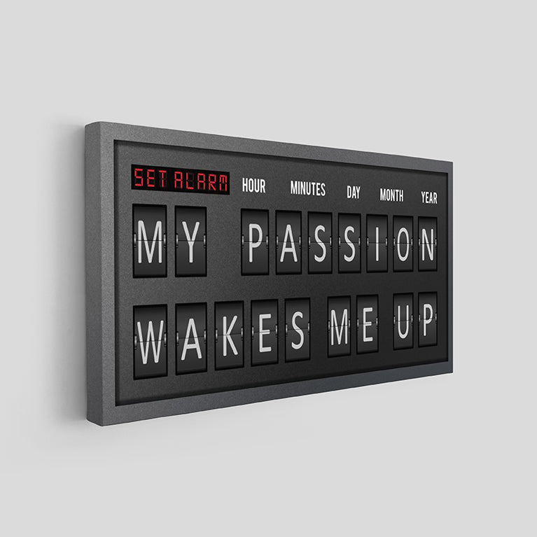My Passion Wakes Me Up Canvo - Printed Framed Canvas