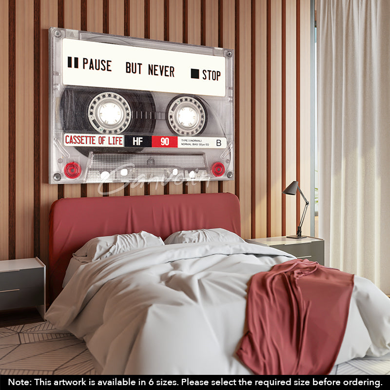 Cassette of Life - Pause But Never Stop Canvo