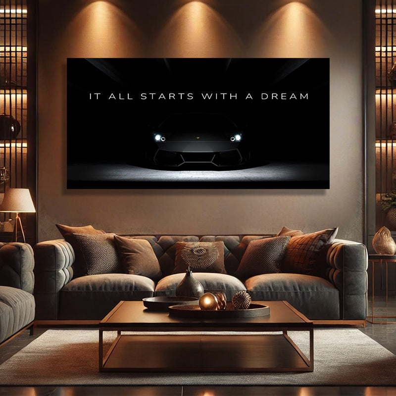 It All Starts With A Dream Canvo