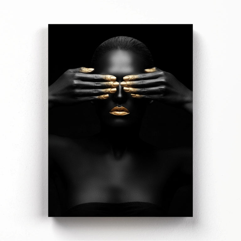 Gold Woman Canvo