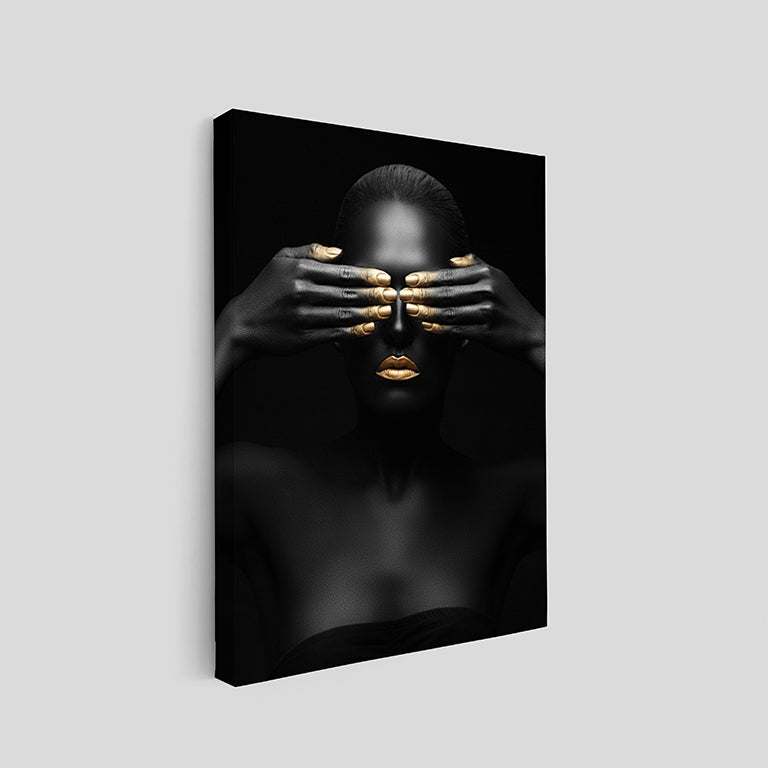 Gold Woman Canvo