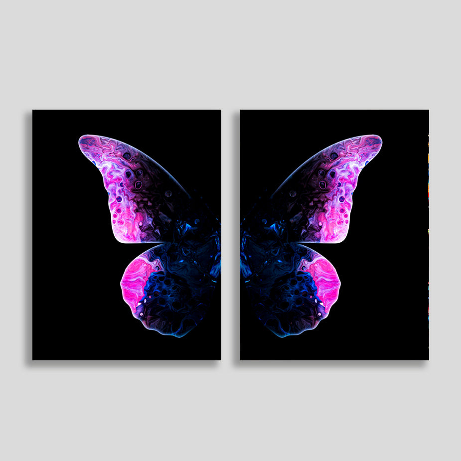 Gossamer-Winged Butterfly Canvo - Set of 2 Pieces