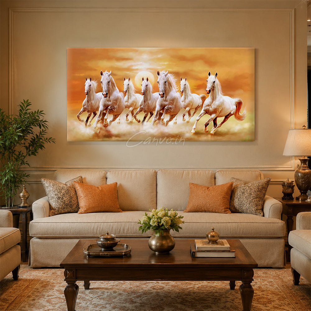 Seven Running Horses - Sunrise Gallop