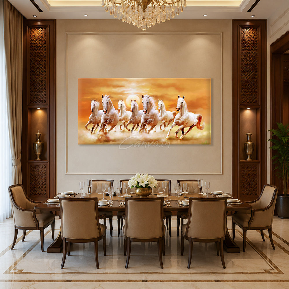 Seven Running Horses (Version 1)