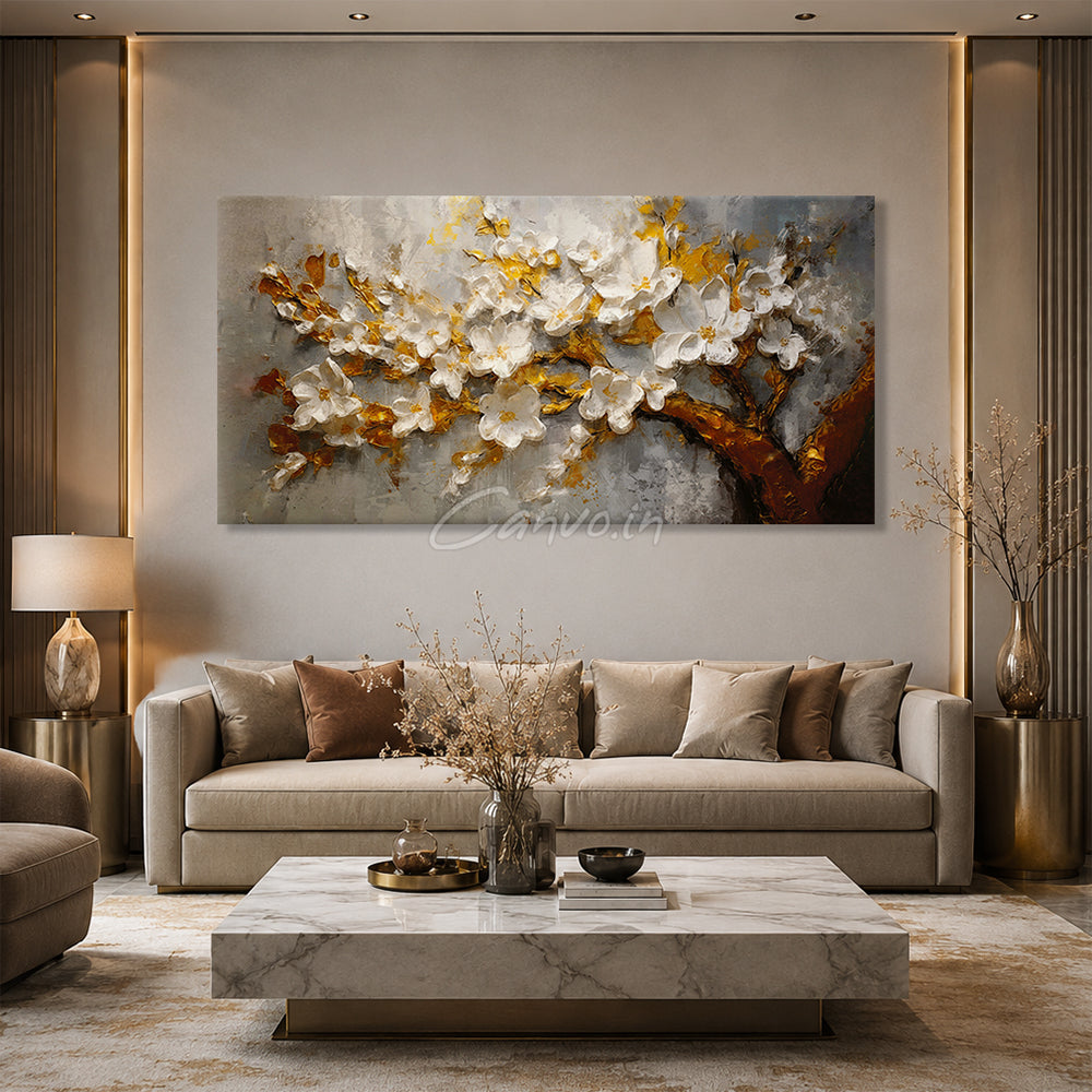 Antique Golden Tree Abstract