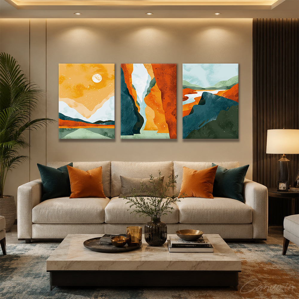 Journey Through the Mountains (Set of 3)