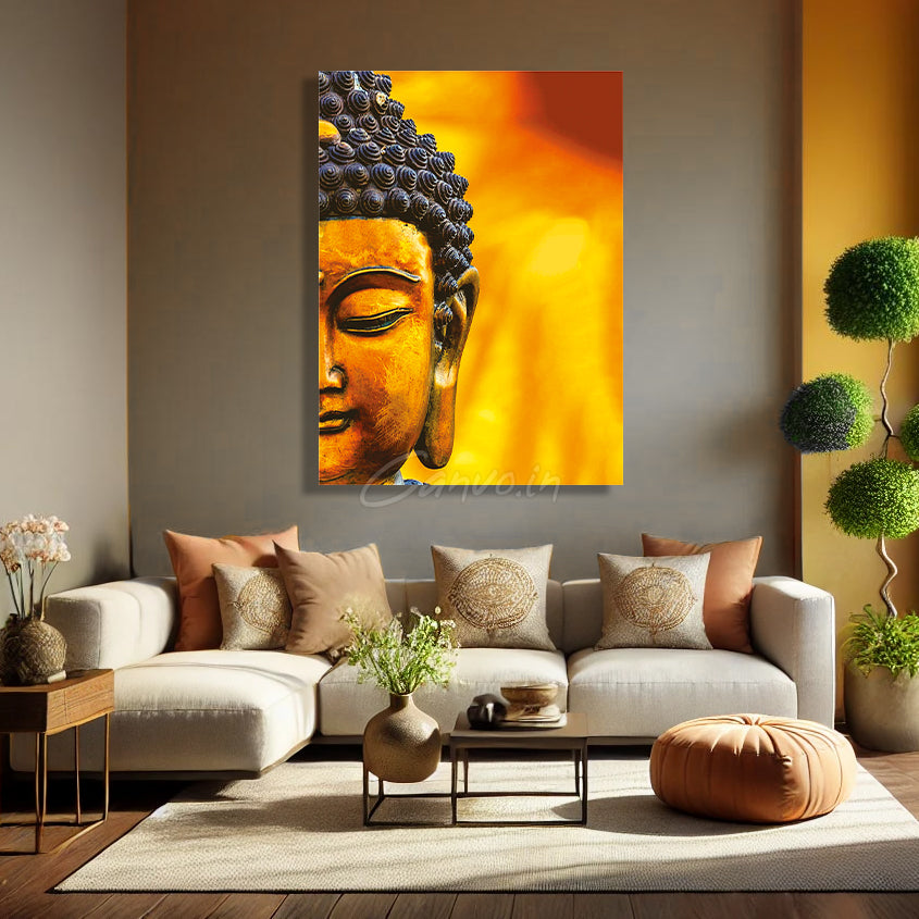 Meditating Buddha Canvo