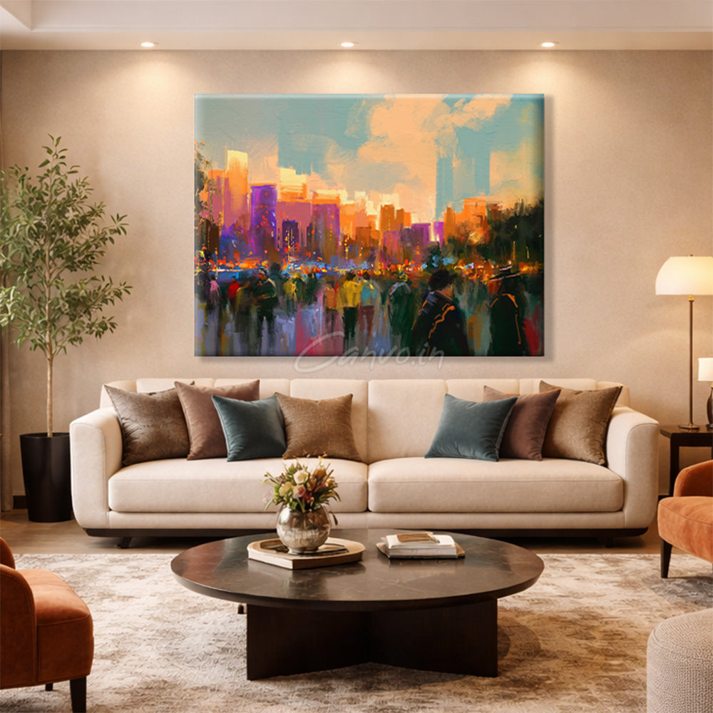 Golden Hour City Walk Canvo