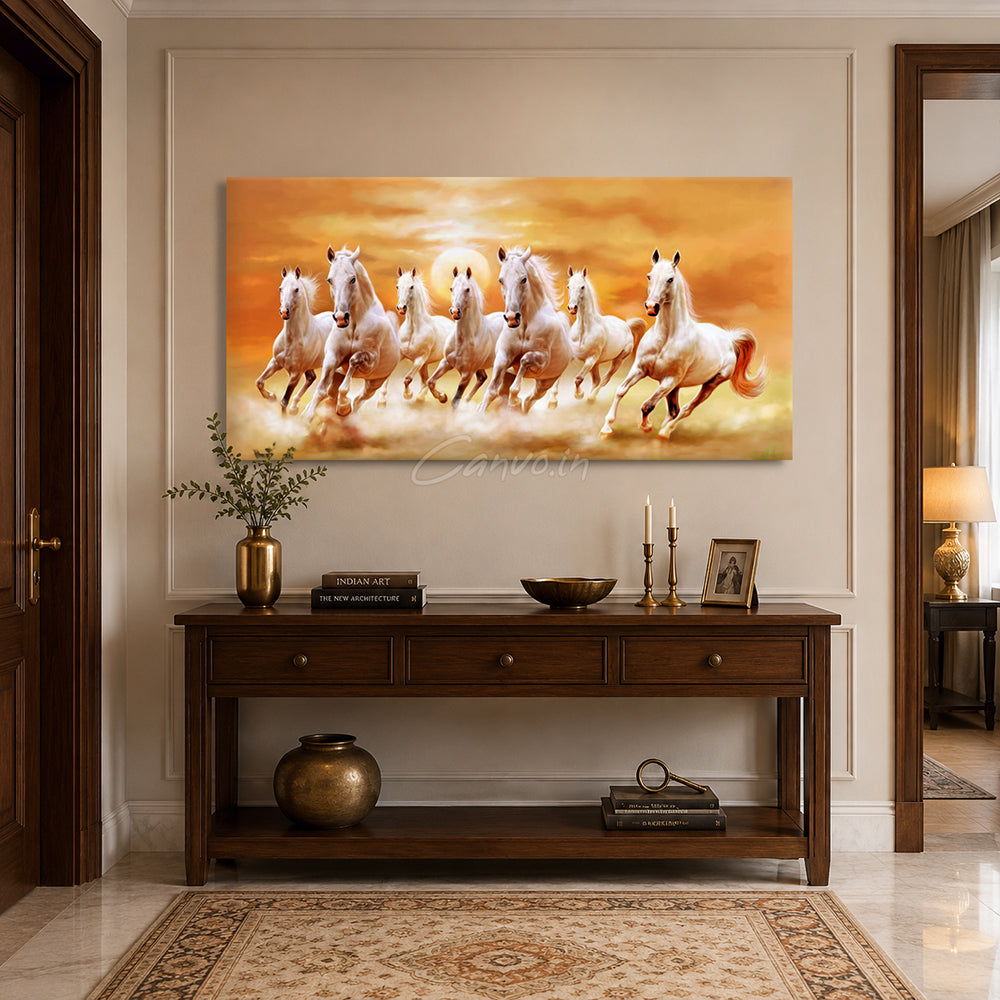 Seven Running Horses - Sunrise Gallop