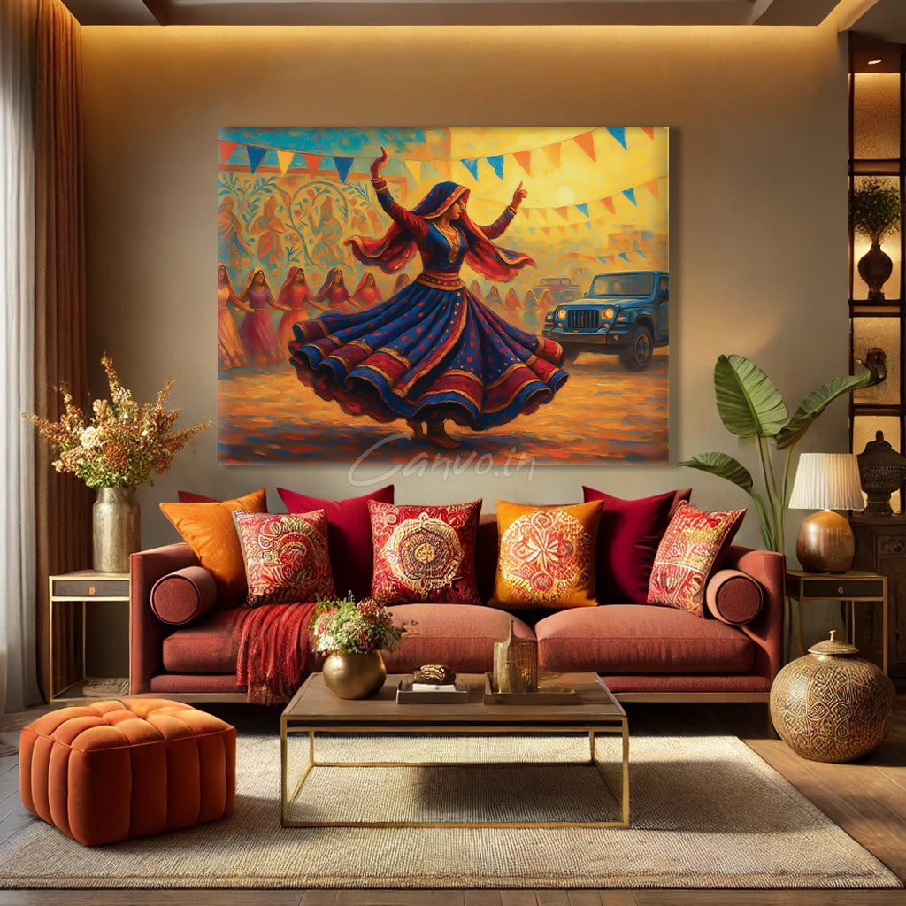 Rhythm of India Canvo