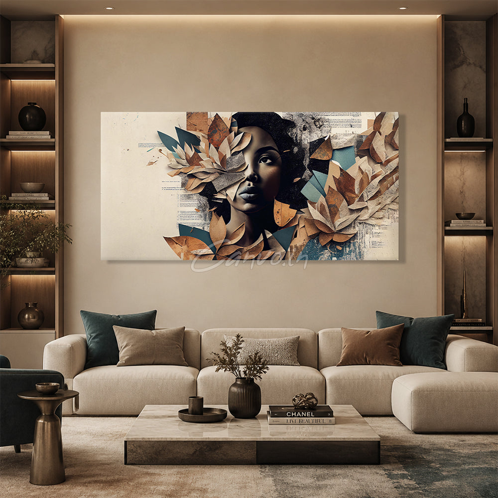 The Leafy Lady Abstract